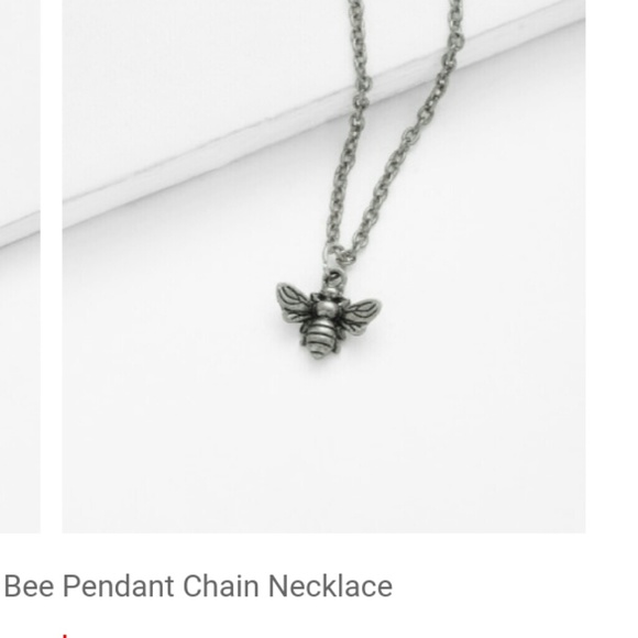 NEW - Bee Pendant Necklace - Picture 3 of 3